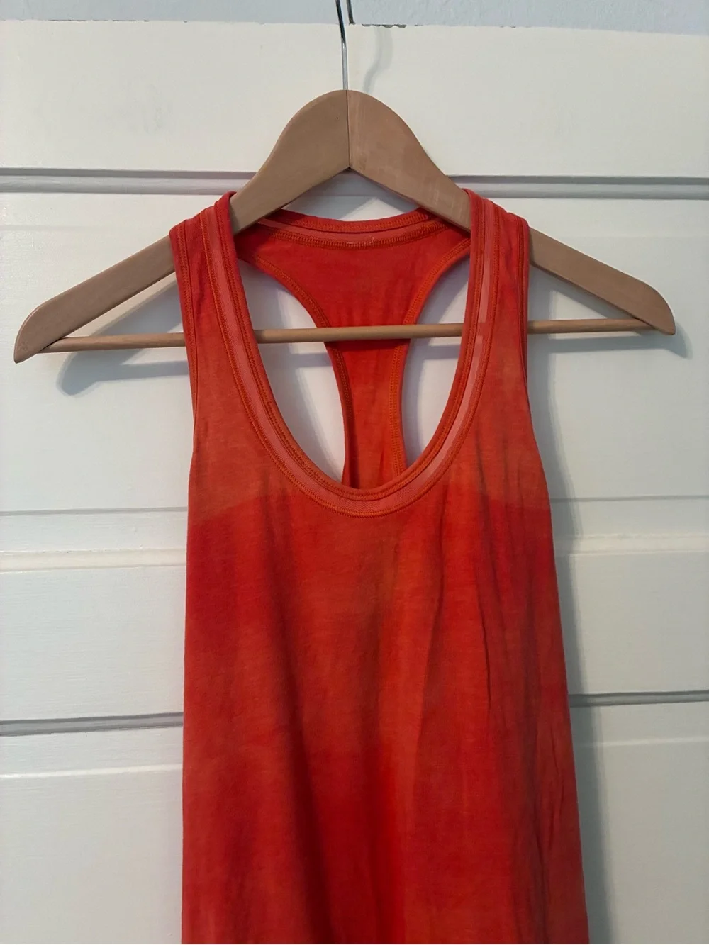 Lululemon It's A Cinch Dress Mottled Blood Orange Tanktop Dress Size 6